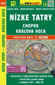 Nízke Tatry, Chopok, Kráľova Hoľa 1:40 000: 475