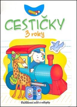 Cestičky 3 roky: Vzdělávací sešit a nálepky