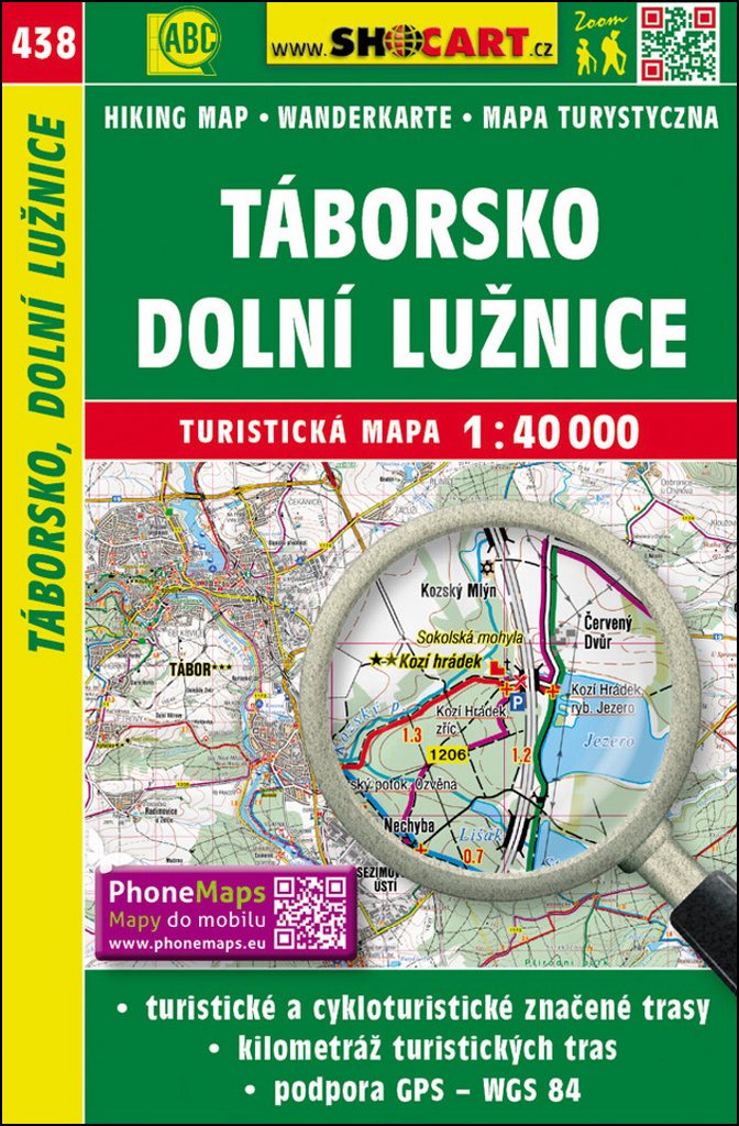 Táborsko, dolní Lužnice 1:40 000: SC 438