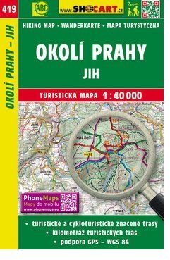 Okolí Prahy - jih 1:40 000: SC 419