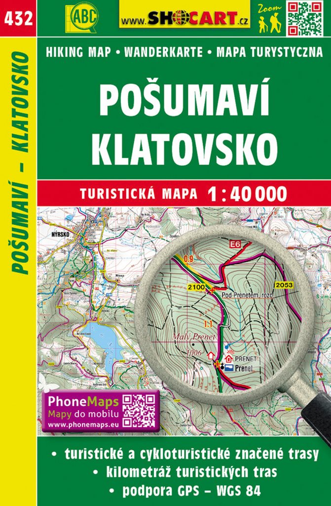 Pošumaví, Klatovsko 1:40 000: SC 432
