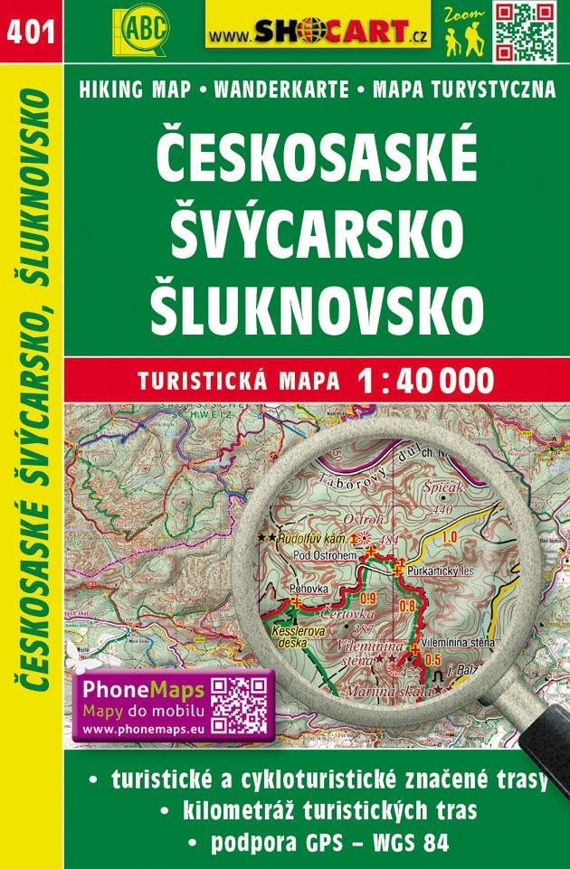 Českosaské Švýcarsko, Šluknovsko 1:40 000: SC 401