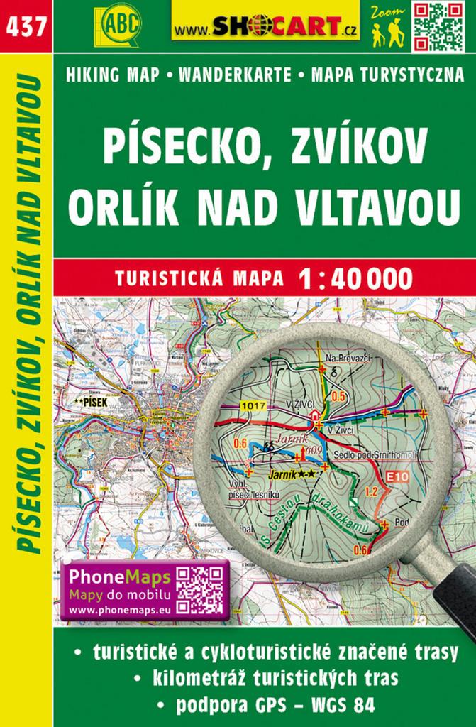Písecko, Zvíkov, Orlík n.Vlt. 1:40 000: SC 437