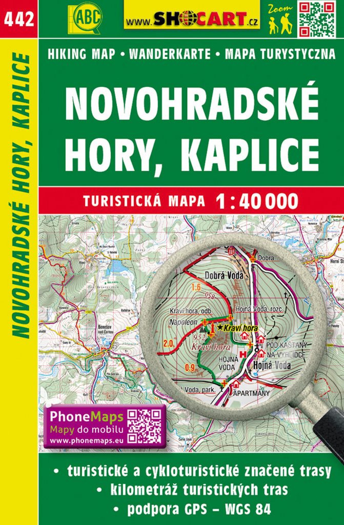 Novohradské hory, Kaplice 1:40 000: SC 442