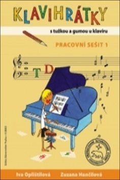 Klavihrátky - s tužkou a gumou u klavíru - pracovní sešit 1