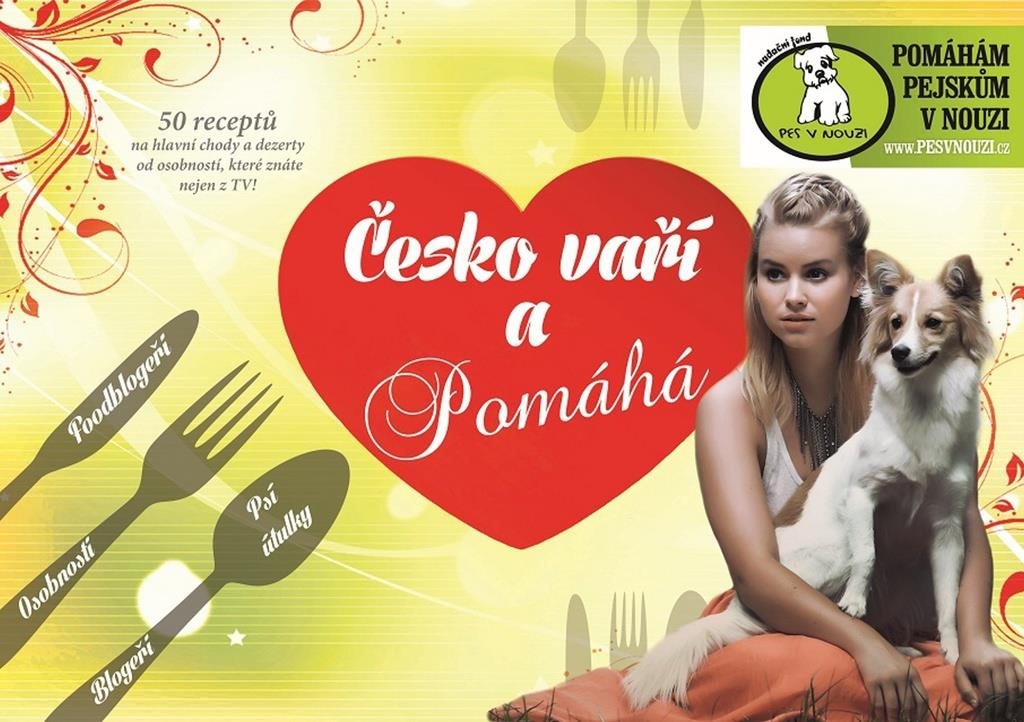 Česko vaří a pomáhá: 50 receptů na hlavní chody a dezerty od osobností, které znáte nejen z TV!