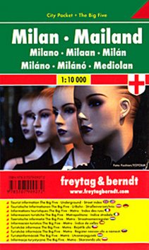 Plán města Milán 1:10 000: Kapesní lamino