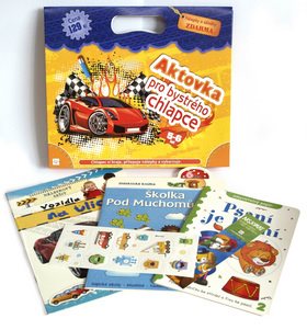 Aktovka pro bystrého chlapce: Nálepky a záložky zdarma