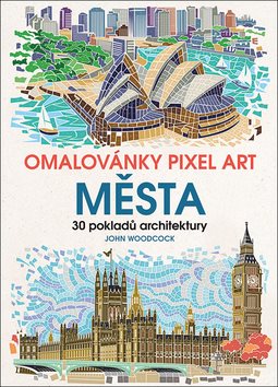 Omalovánky Pixel Art Města: 30 pokladů architektury