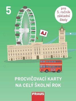 Procvičovací karty na celý školní rok 5: Angličtina