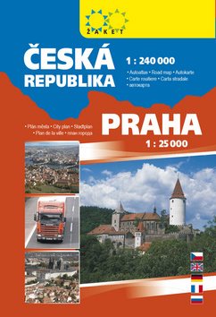Autoatlas ČR + Praha A5: ČR 1:240 000, Praha 1:25 000
