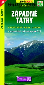 Západné Tatry: Turistická mapa 1:50 000