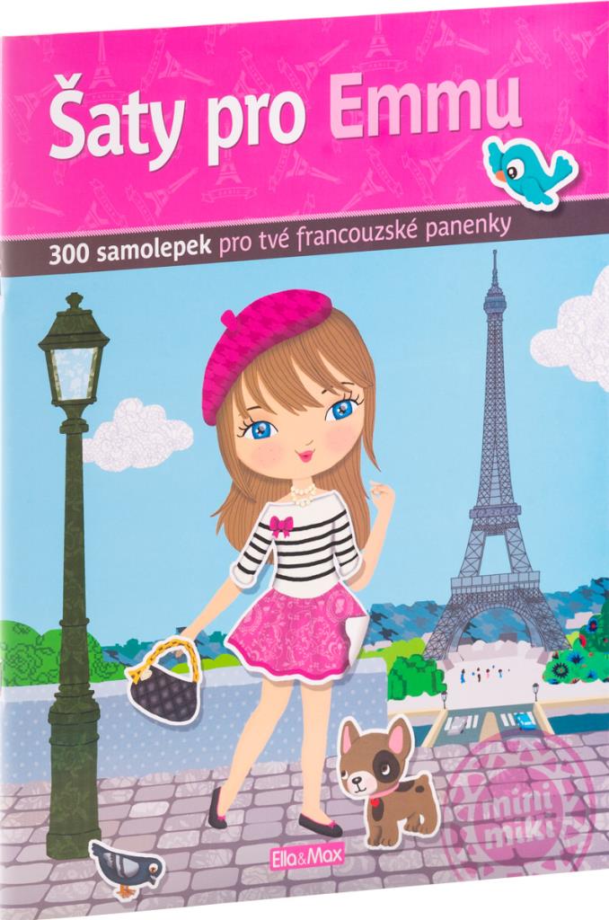 Šaty pro Emmu: 300 samolepek pro tvé francouzské panenky