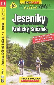 Jeseníky Kralický Sněžník 1:60 000: 118 cykloturistická m.