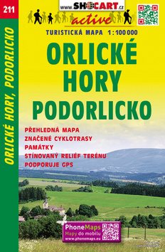 Orlické hory, Podorlicko 1:100 000: 211