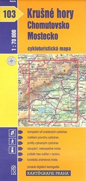 Krušné hory Chomutovsko: cyklomapa 103