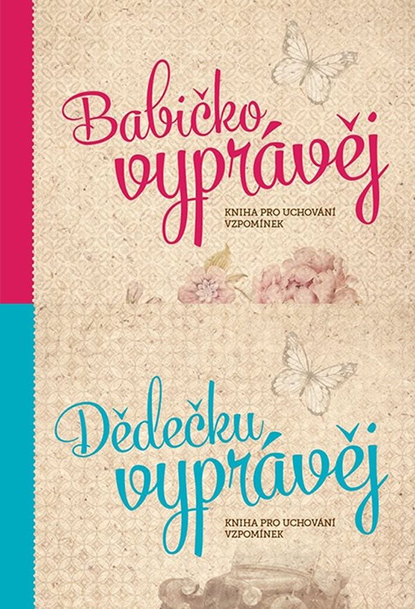 Balíček knih pro uchování vzpomínek Babičko, vyprávěj a Dědečku, vyprávěj