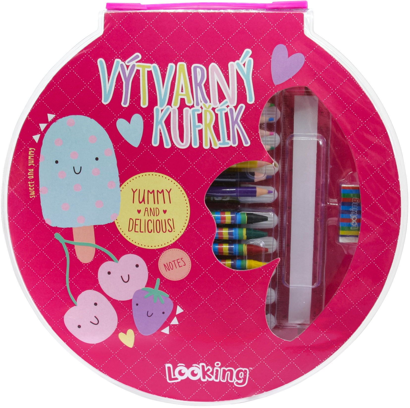 FLEXIO Dětská, v plastovém uzavíratelném pouzdře, růžová