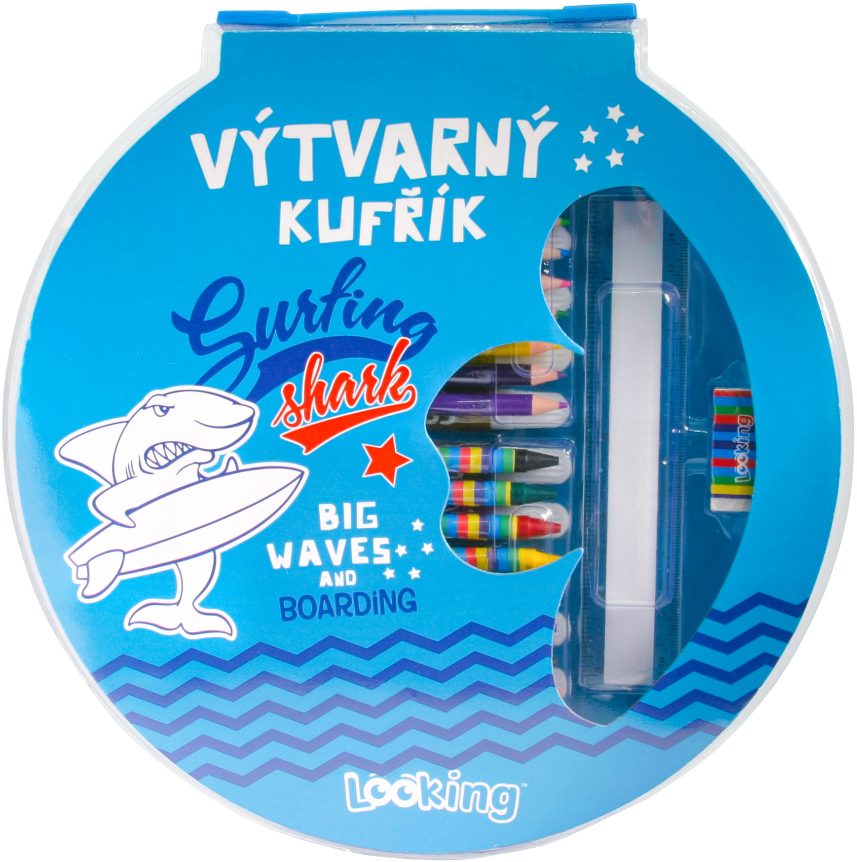 FLEXIO Dětská, v plastovém uzavíratelném pouzdře, modrá