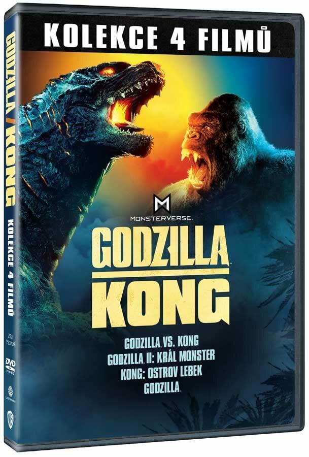 Godzilla + Kong kolekce 4 DVD