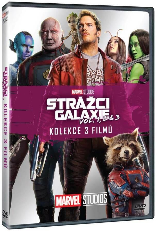 Strážci Galaxie kolekce 1-3 3 DVD