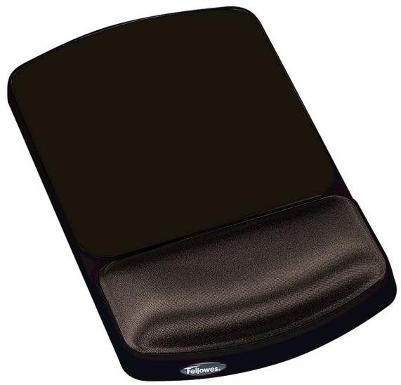 Fellowes nastavitelná, gelová, s podporou zápěstí, černá myška