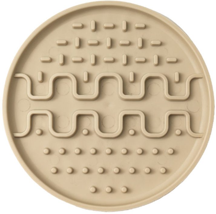 Fiboo Lízací podložka pro malé psy Lollipop Mini, beige