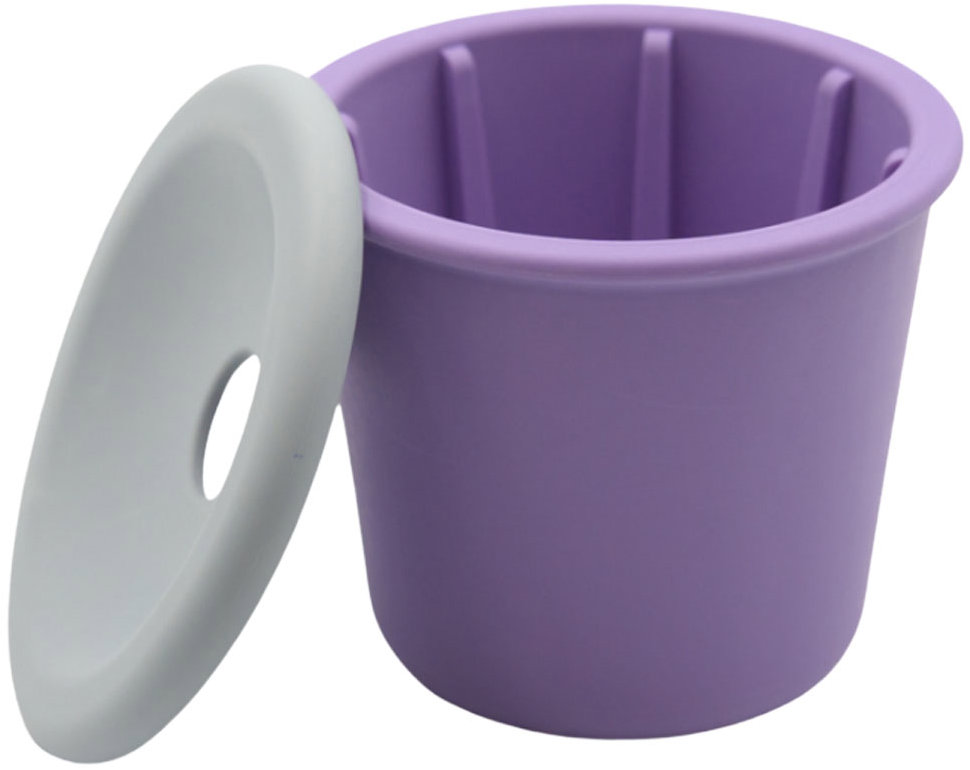 Fiboo Lízací kelímek s víčkem Snack Fibeek, purple