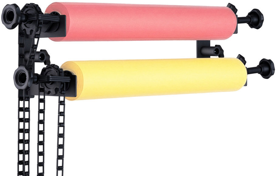 Fomei B-2W, kit pro 2 role fotopozadí s řetězem, brzdou a háky