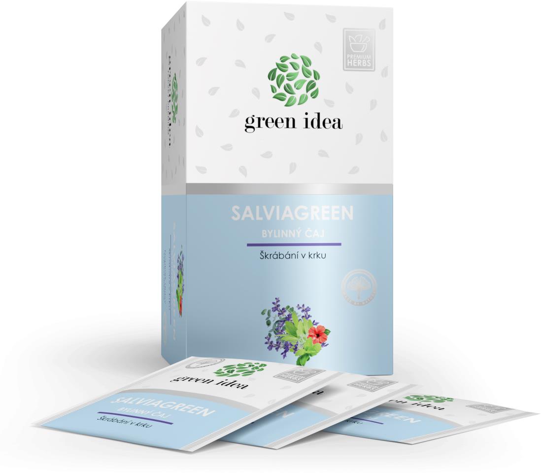 HERBEX Salviagreen bylinný čaj 20 × 1,5 g