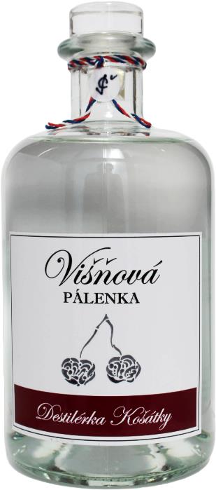 Destilérka Košátky Višňová pálenka 0,5 l, 50 %