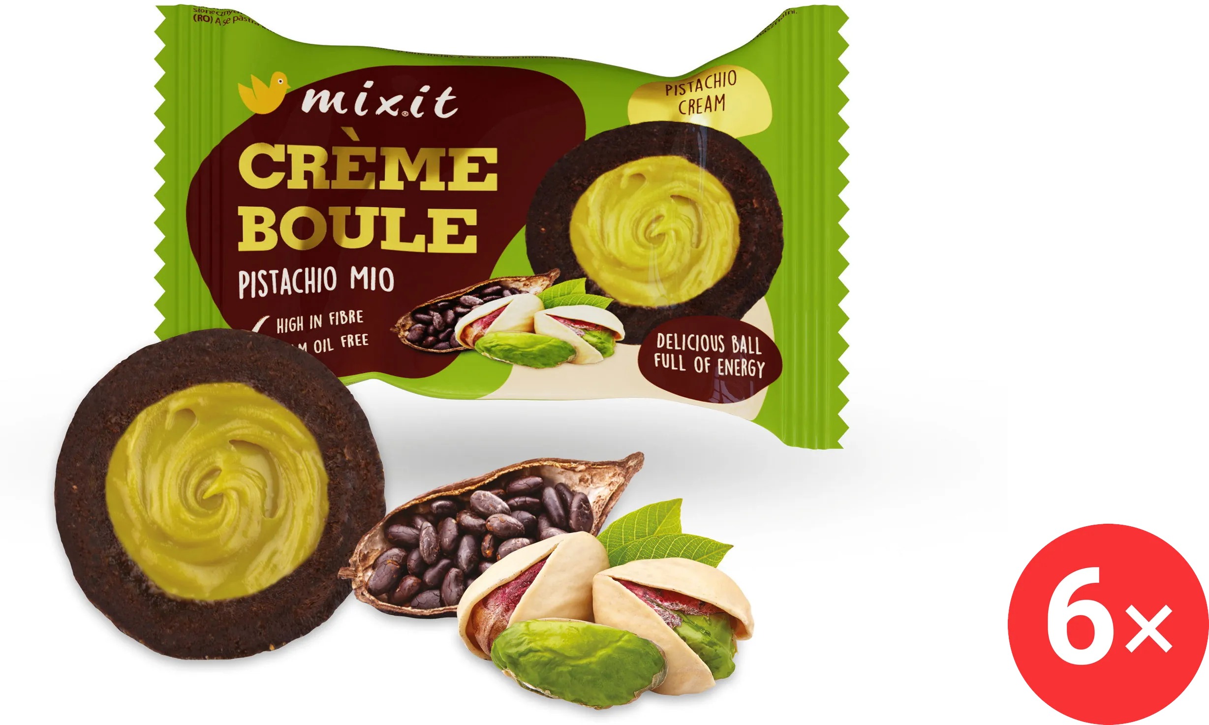 Mixit Créme boule - Pistachio Mio 6x 30g