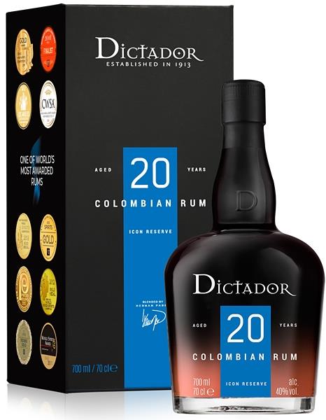 Palírna u Zeleného Stromu Rum Dictador 20YO 0,7 l 40%