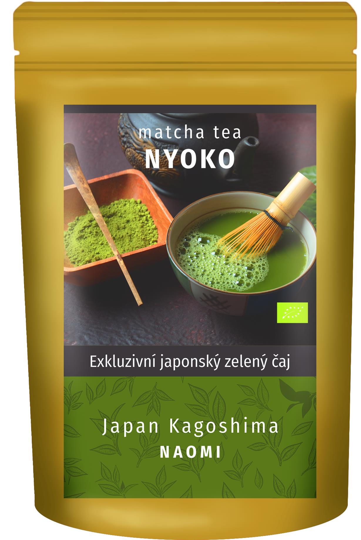 Nyoko Japan Matcha Kagoshima Naomi BIO 100 g - zelený čaj