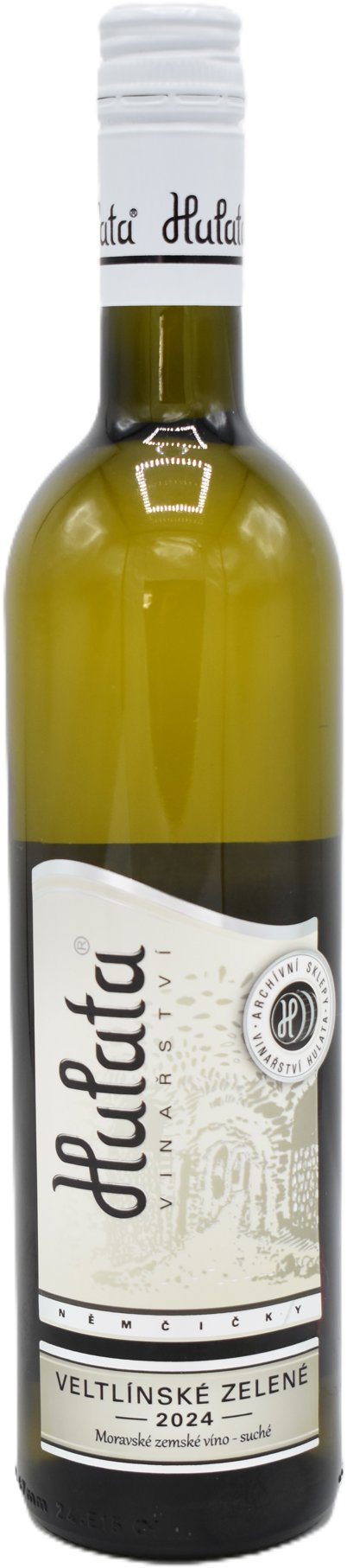 Vinařství Hulata Veltlínské zelené 2024 - MZV, suché, 0,75 l ,12,5 % vol.
