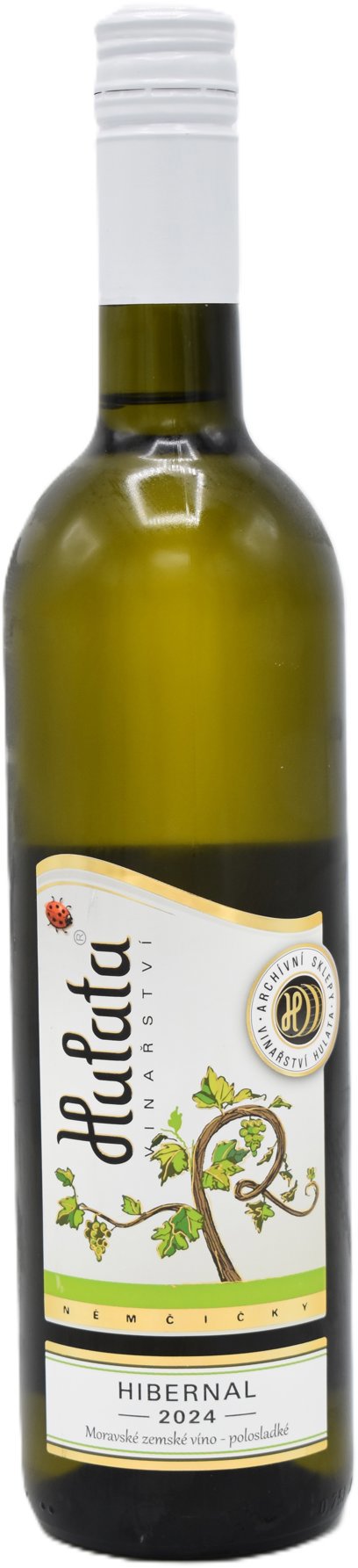 Vinařství Hulata Hibernal 2024 - MZV, polosladké, 0,75 l, 13 % vol.