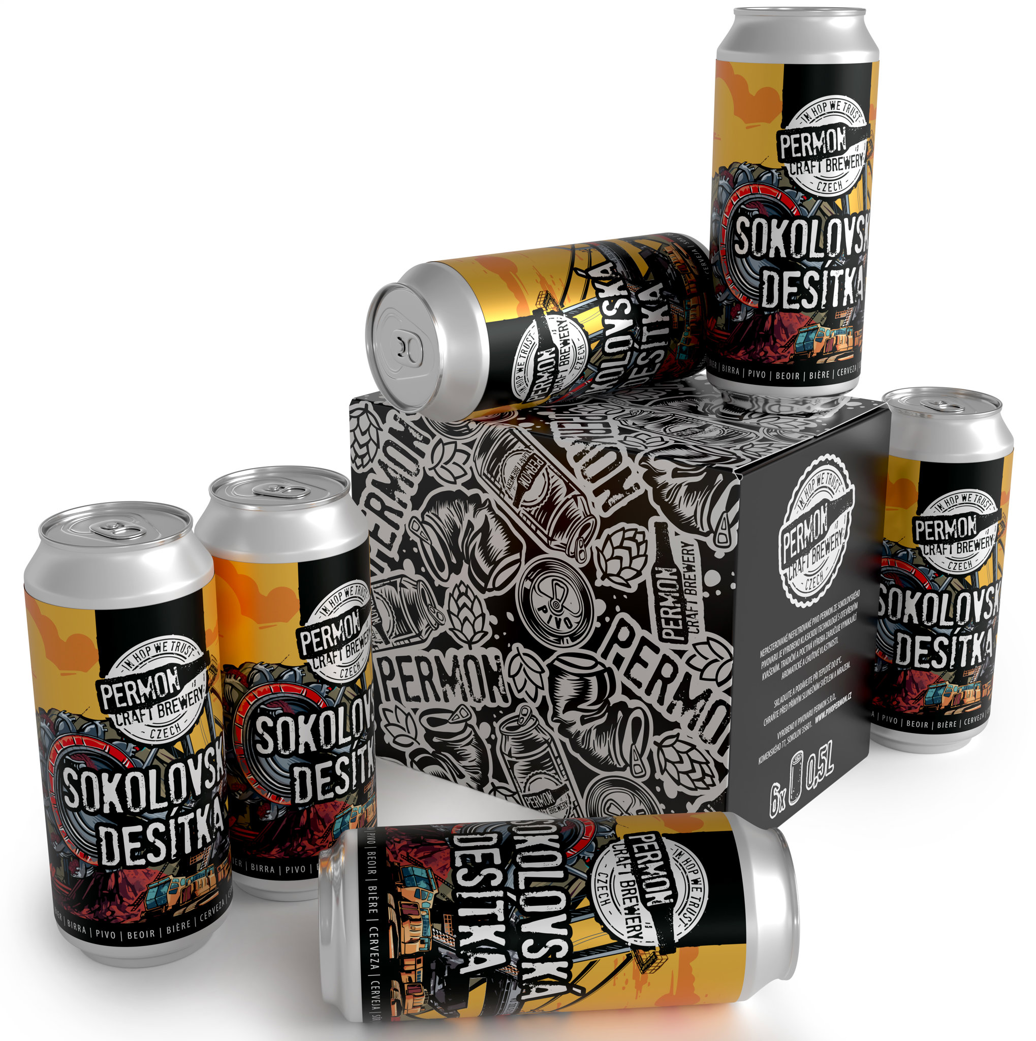 PERMON 6-PACK CLASSIC I. 10°, 4 % vol.