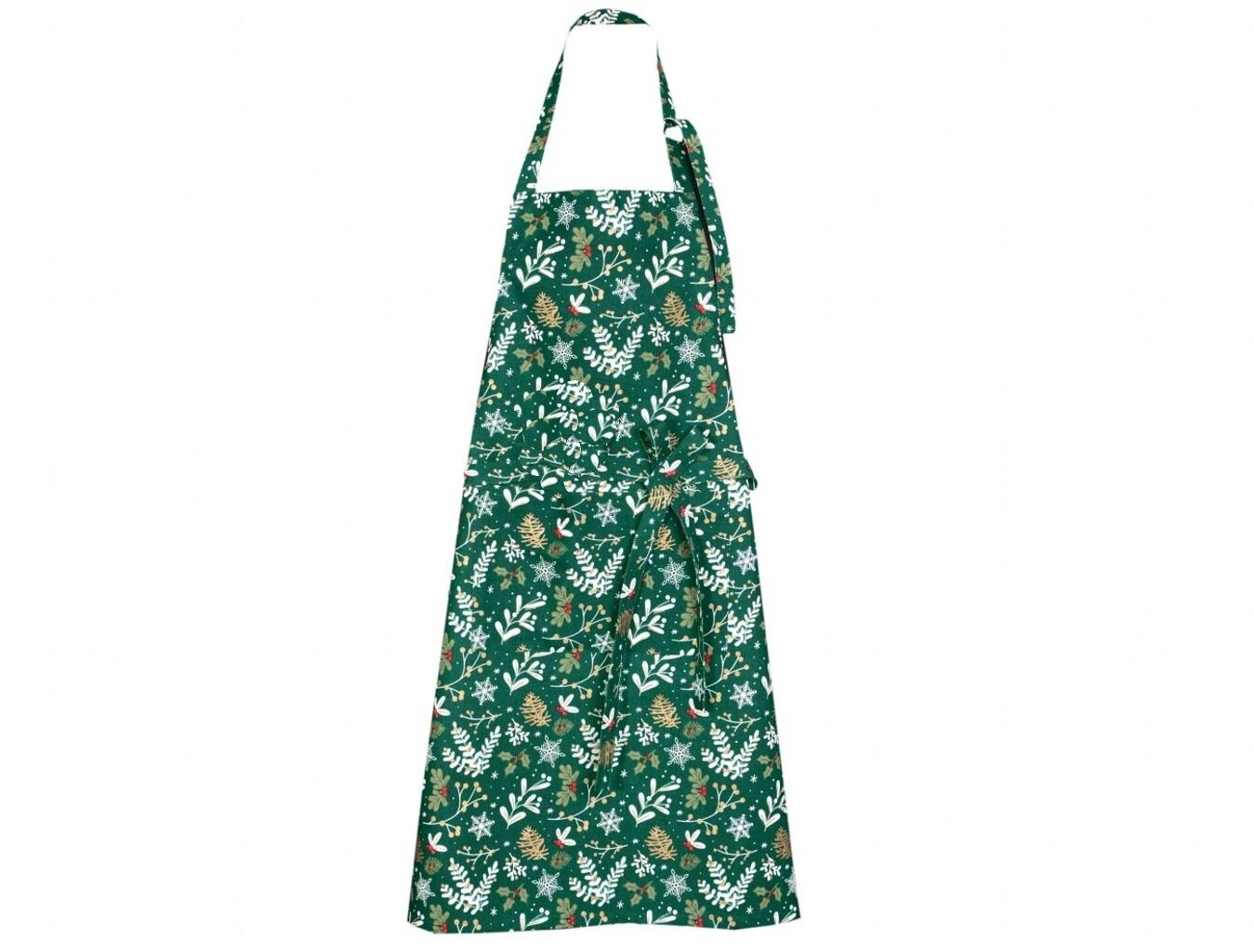 Forbyt 25800 Kuchyňská vánoční zástěra 70 × 90 cm, Větvičky