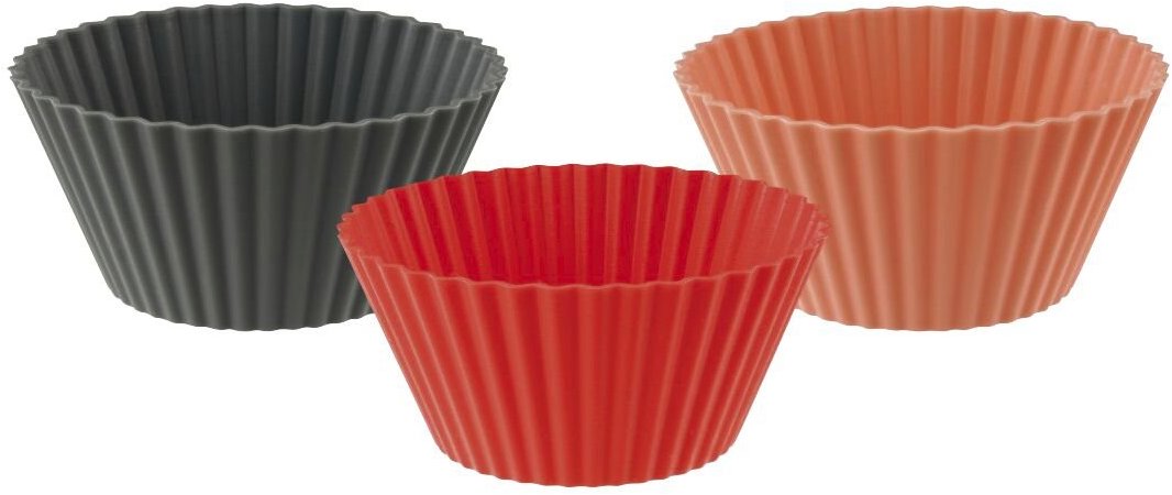 Dr. Oetker Silikonové formičky na muffiny, 12 ks, barevné