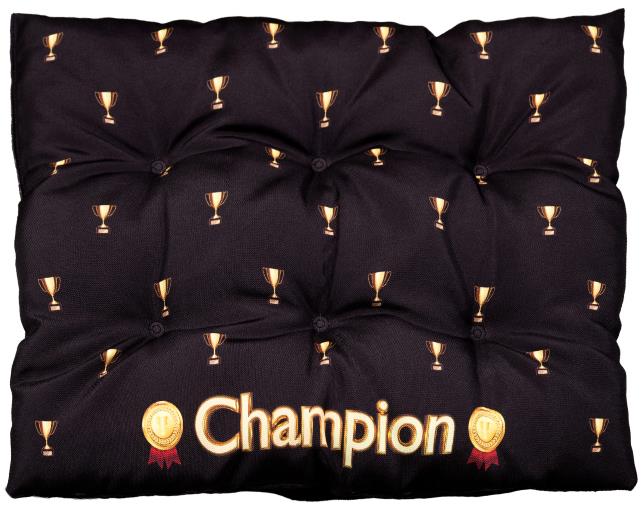 4sleep Pelíšek pro psa XXL 130 × 90 cm Champion - zlatý