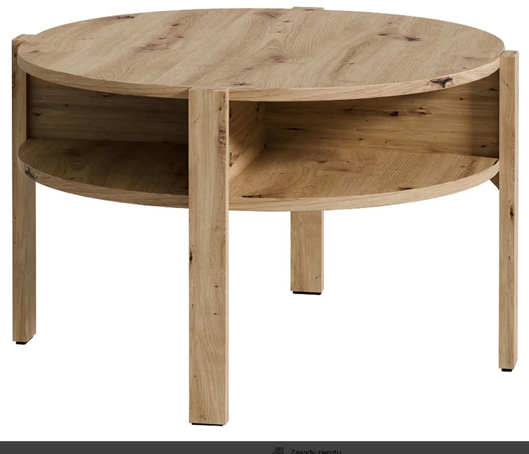 Konferenční stolek Forte Breathtaker CFTT5024-D78 v dekoru dub artisan