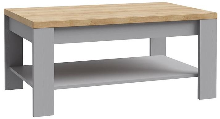 Konferenční stolek Forte Bohol BRCT501-M478 v šedé a dubové barvě