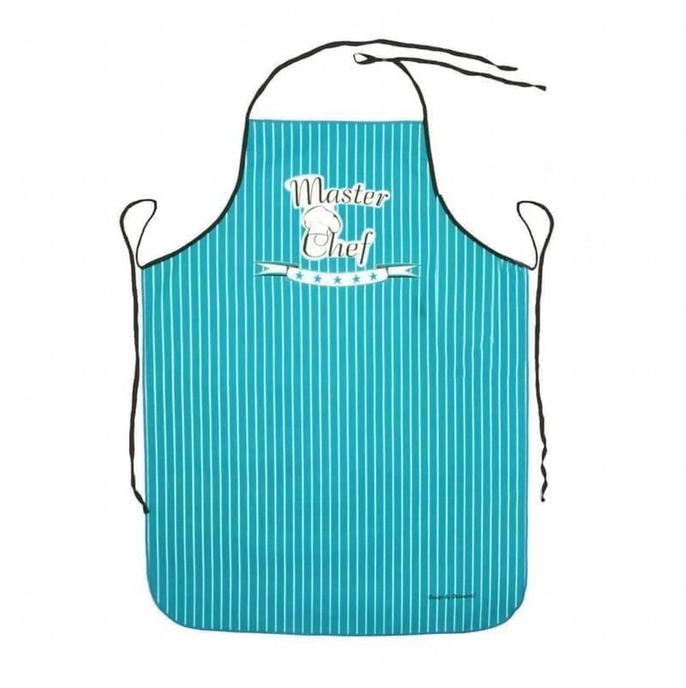 Forbyt Kuchyňská zástěra Master Chef tyrkysová 62 × 82 cm