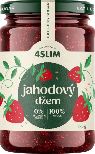 4Slim 100% džem jahodový 280 g