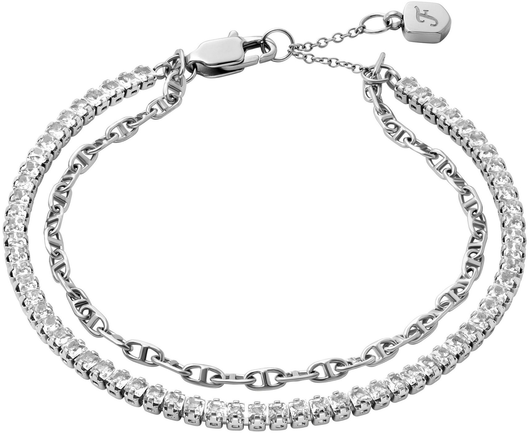 Fossil dámský dvojitý náramek Heritage D-Link JA7273040