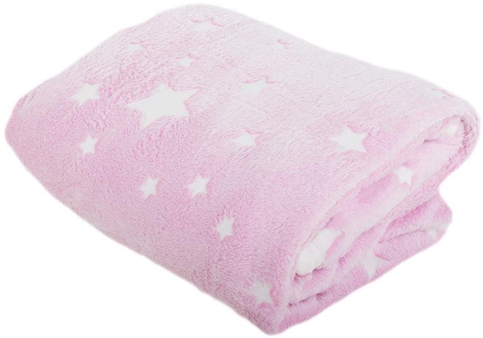Verk Svíticí deka Soft Dreams Stars, 150×200 cm růžová
