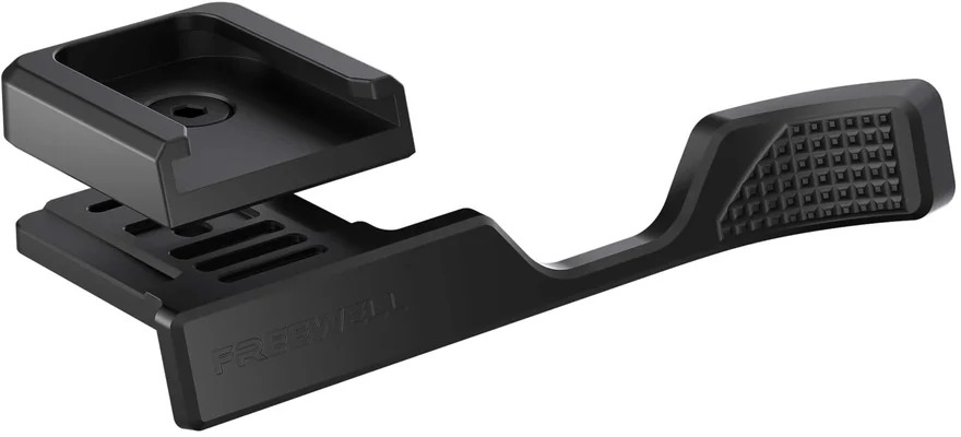FREEWELL Fuji X100VI Thumb Grip with Cold Shoe Mount (Black)