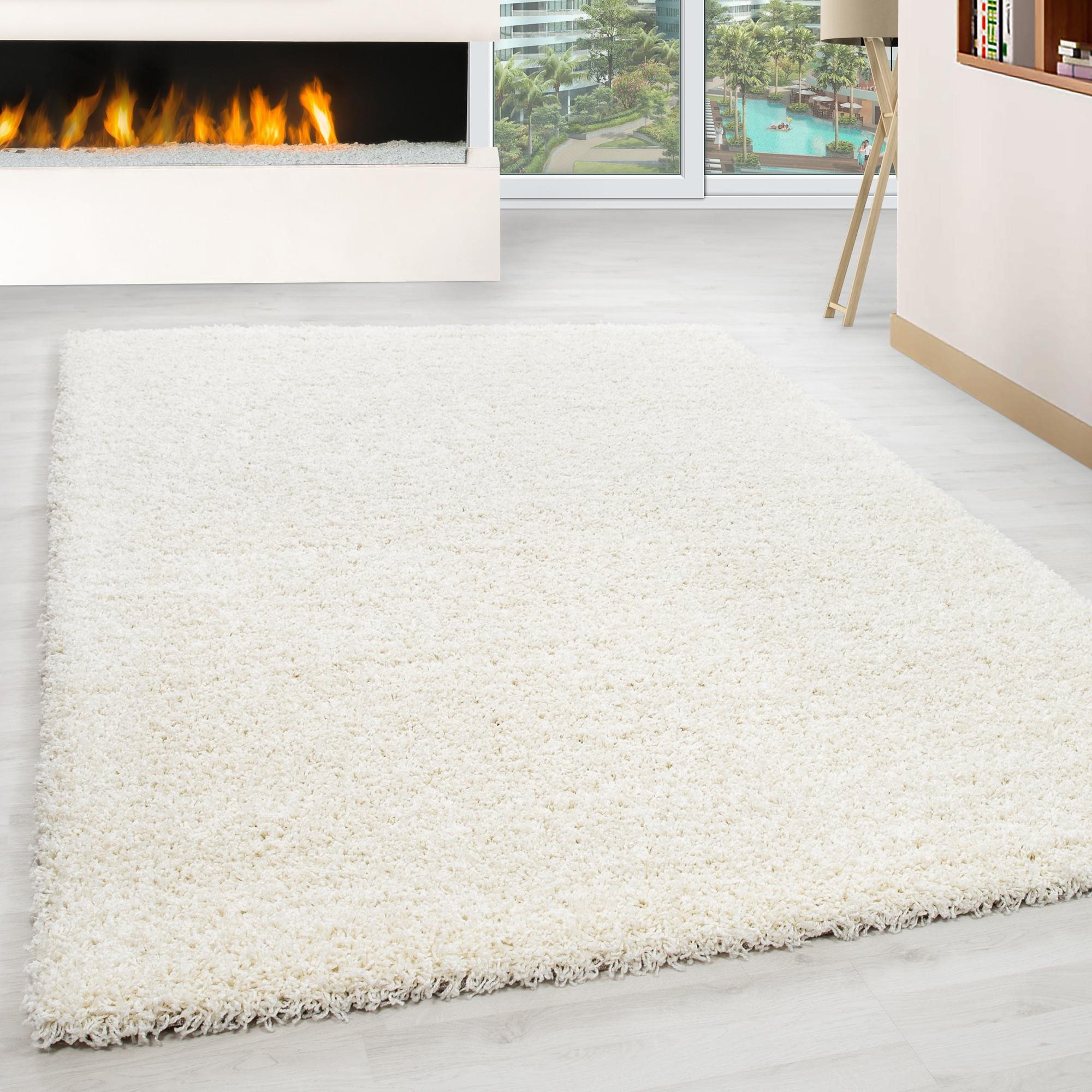 Kusový Life Shaggy 1500 cream 60×110 cm