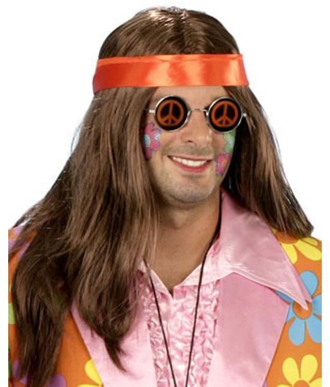 FUNNY FASHION Paruka hippie