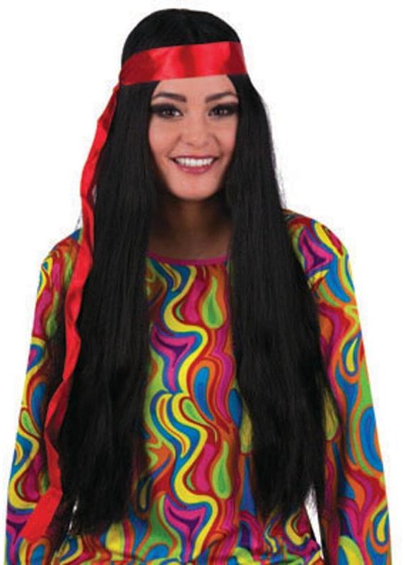 FUNNY FASHION Paruka hippie se stuhou